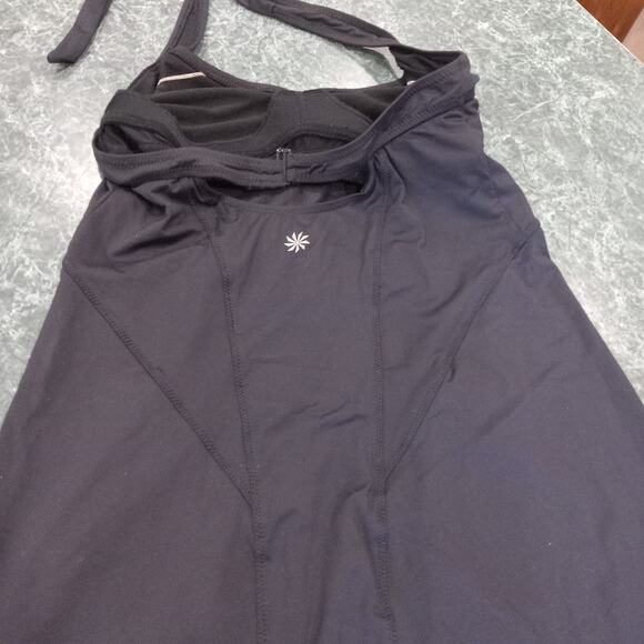 ATHLETA Women’s Black HELENA Swim Beach Dress Halter A-Line Size S Swimming - Picture 7 of 13